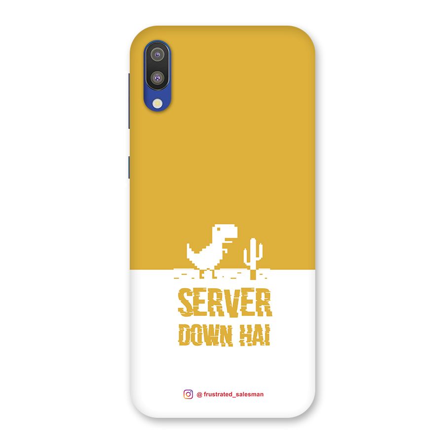 Server Down Hai Mustard Yellow Back Case for Galaxy M10