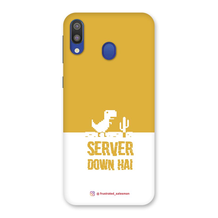 Server Down Hai Mustard Yellow Back Case for Galaxy M20