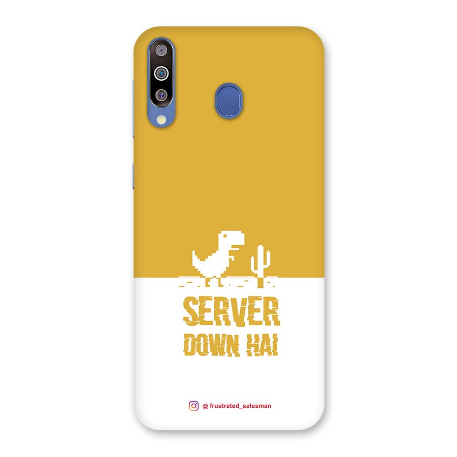 Server Down Hai Mustard Yellow Back Case for Galaxy M30