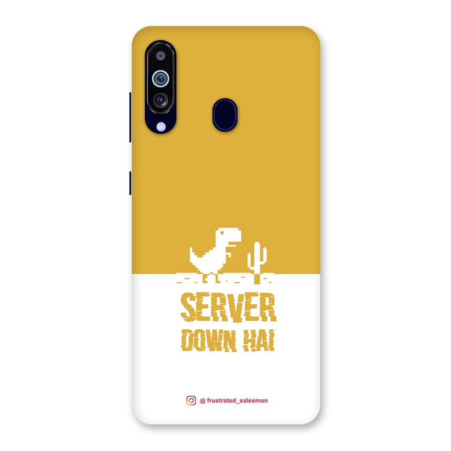 Server Down Hai Mustard Yellow Back Case for Galaxy M40