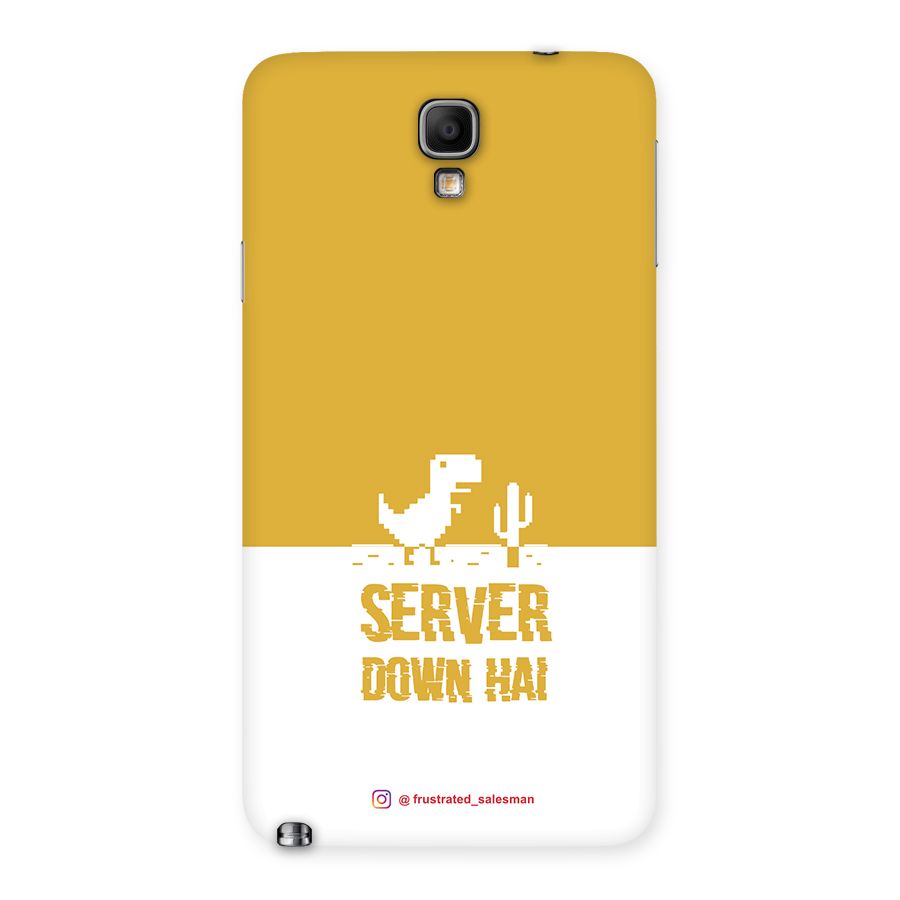 Server Down Hai Mustard Yellow Back Case for Galaxy Note 3 Neo