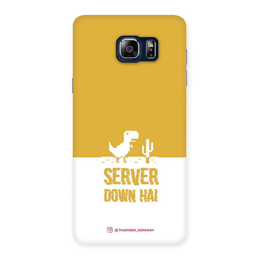 Server Down Hai Mustard Yellow Back Case for Galaxy Note 5