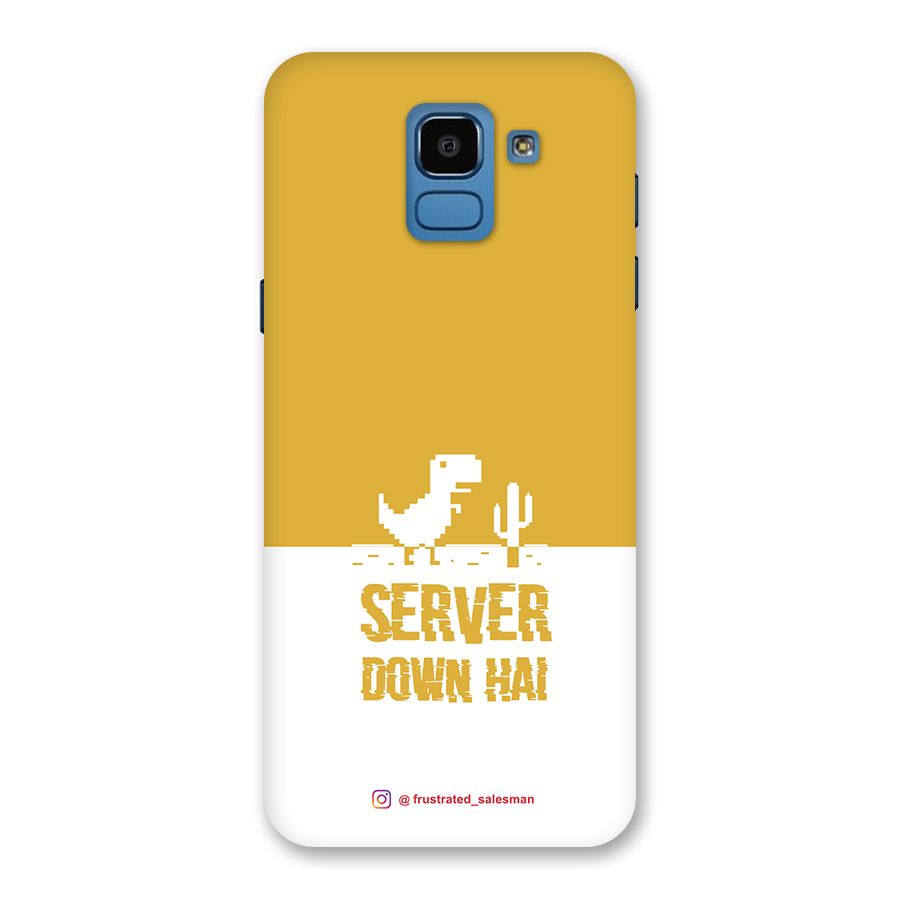 Server Down Hai Mustard Yellow Back Case for Galaxy On6