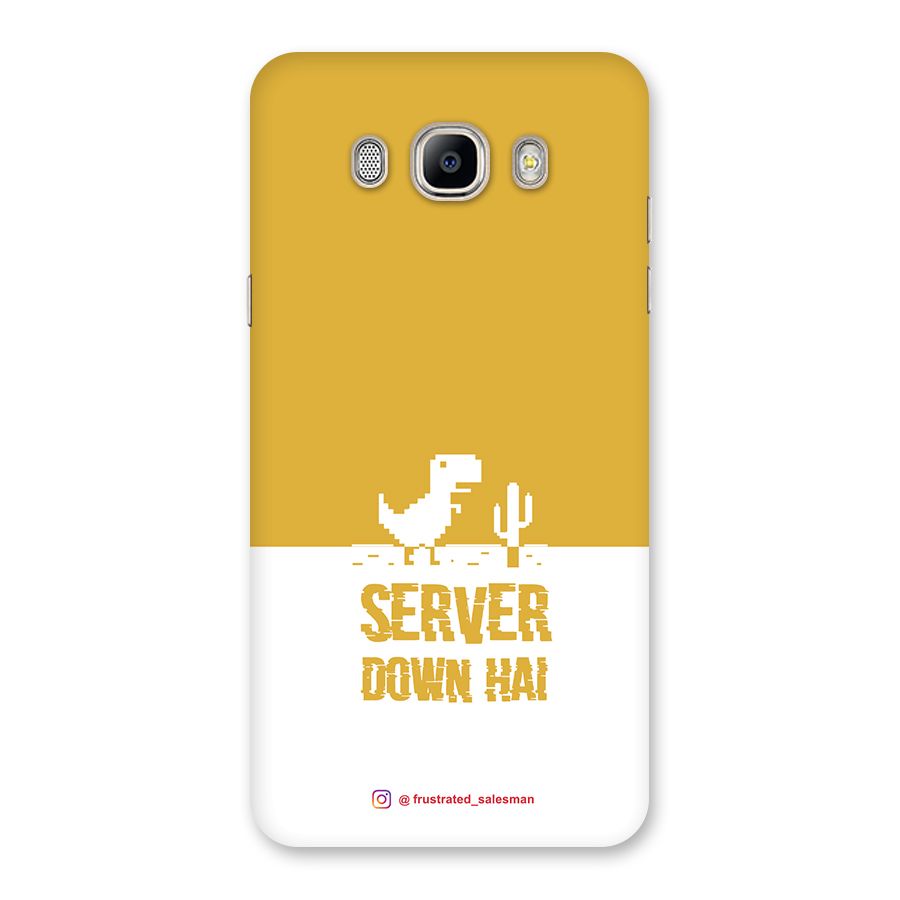 Server Down Hai Mustard Yellow Back Case for Galaxy On8