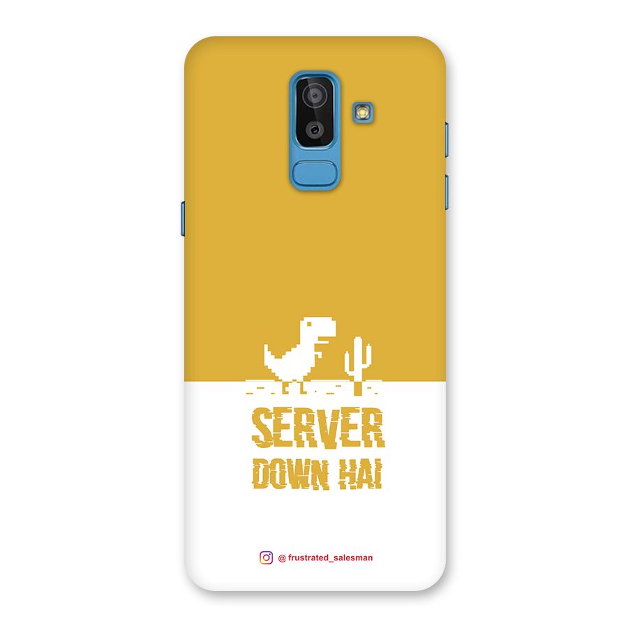 Server Down Hai Mustard Yellow Back Case for Galaxy On8 (2018)