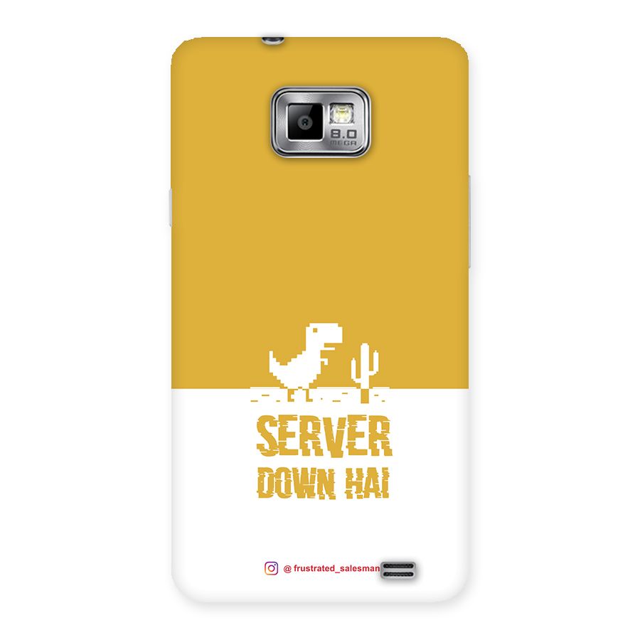 Server Down Hai Mustard Yellow Back Case for Galaxy S2