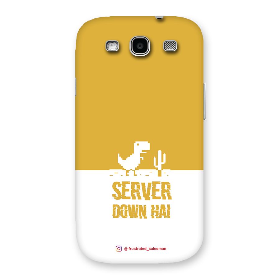 Server Down Hai Mustard Yellow Back Case for Galaxy S3