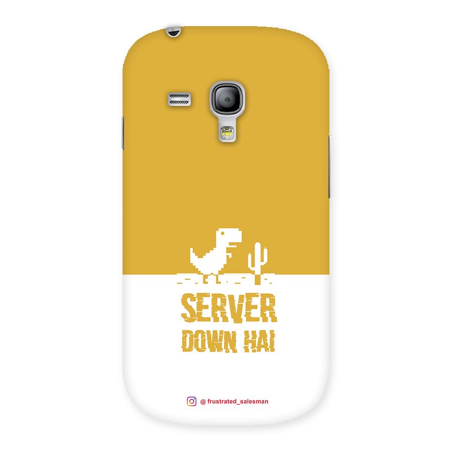 Server Down Hai Mustard Yellow Back Case for Galaxy S3 Mini