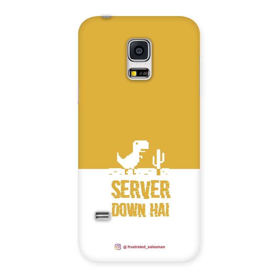 Server Down Hai Mustard Yellow Back Case for Galaxy S5 Mini