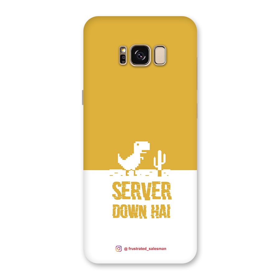 Server Down Hai Mustard Yellow Back Case for Galaxy S8 Plus