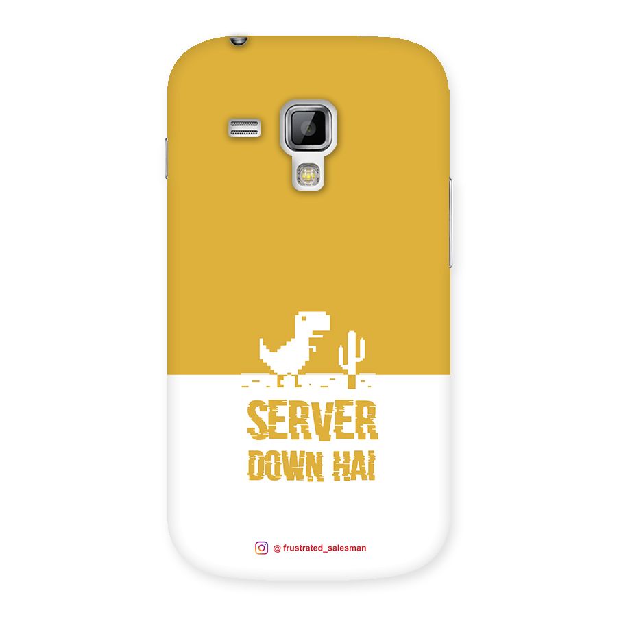 Server Down Hai Mustard Yellow Back Case for Galaxy S Duos