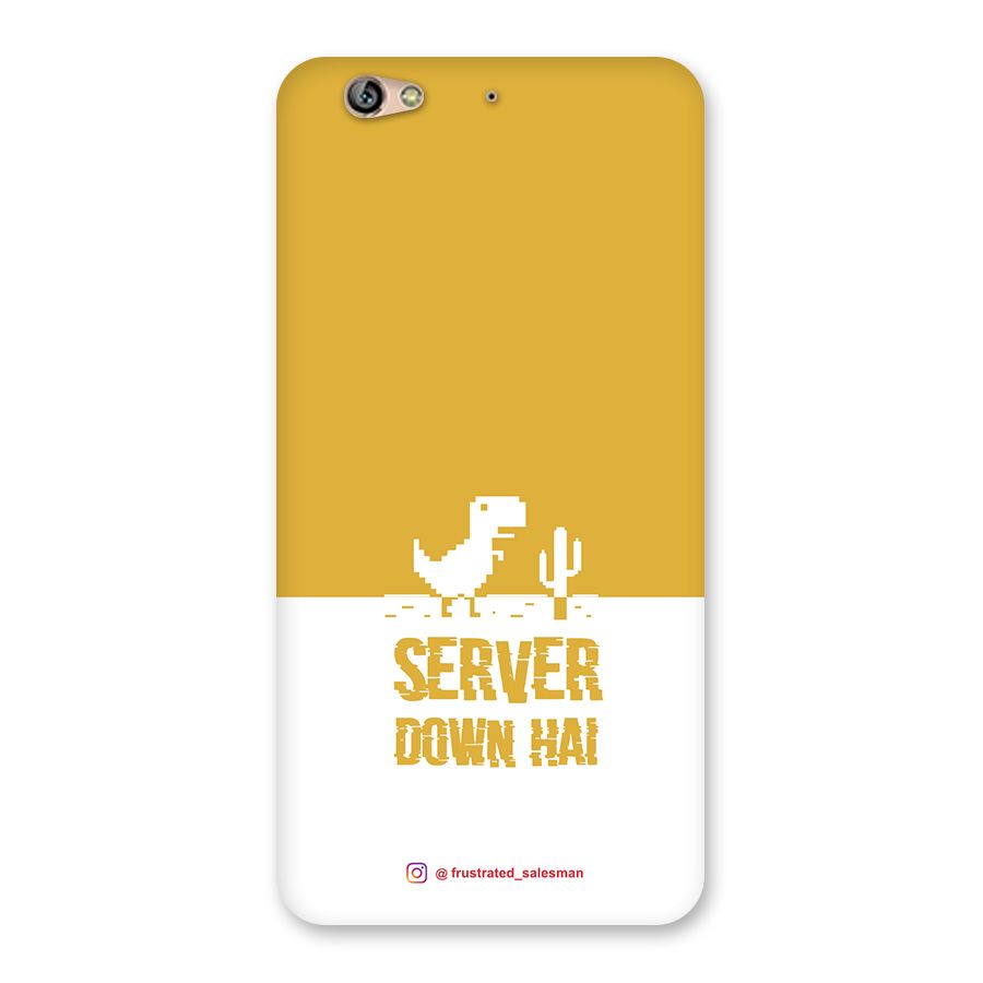Server Down Hai Mustard Yellow Back Case for Gionee S6
