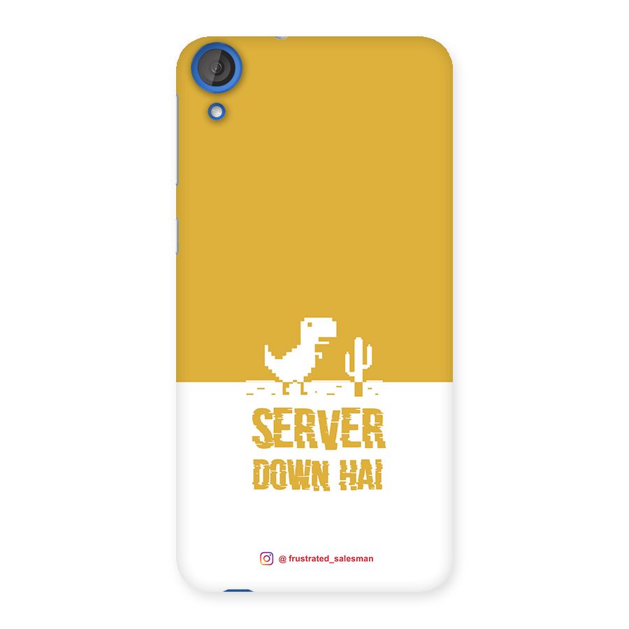Server Down Hai Mustard Yellow Back Case for HTC Desire 820