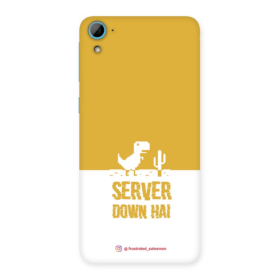 Server Down Hai Mustard Yellow Back Case for HTC Desire 826