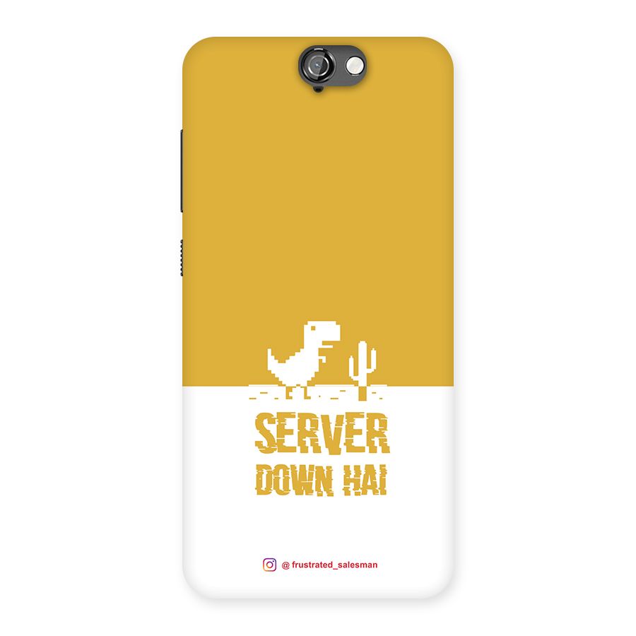 Server Down Hai Mustard Yellow Back Case for HTC One A9