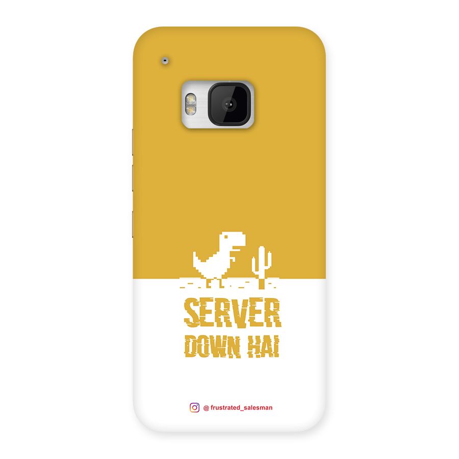 Server Down Hai Mustard Yellow Back Case for HTC One M9