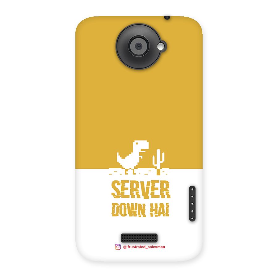 Server Down Hai Mustard Yellow Back Case for HTC One X