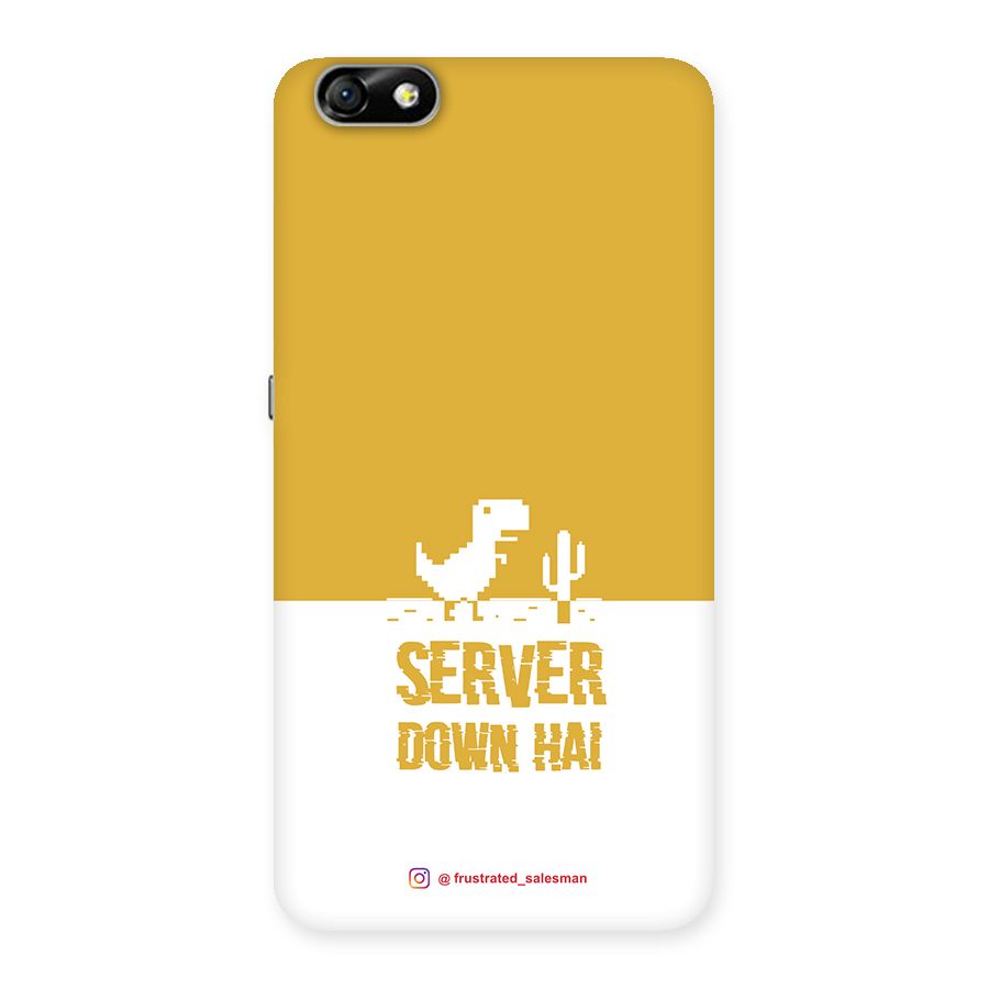 Server Down Hai Mustard Yellow Back Case for Honor 4X