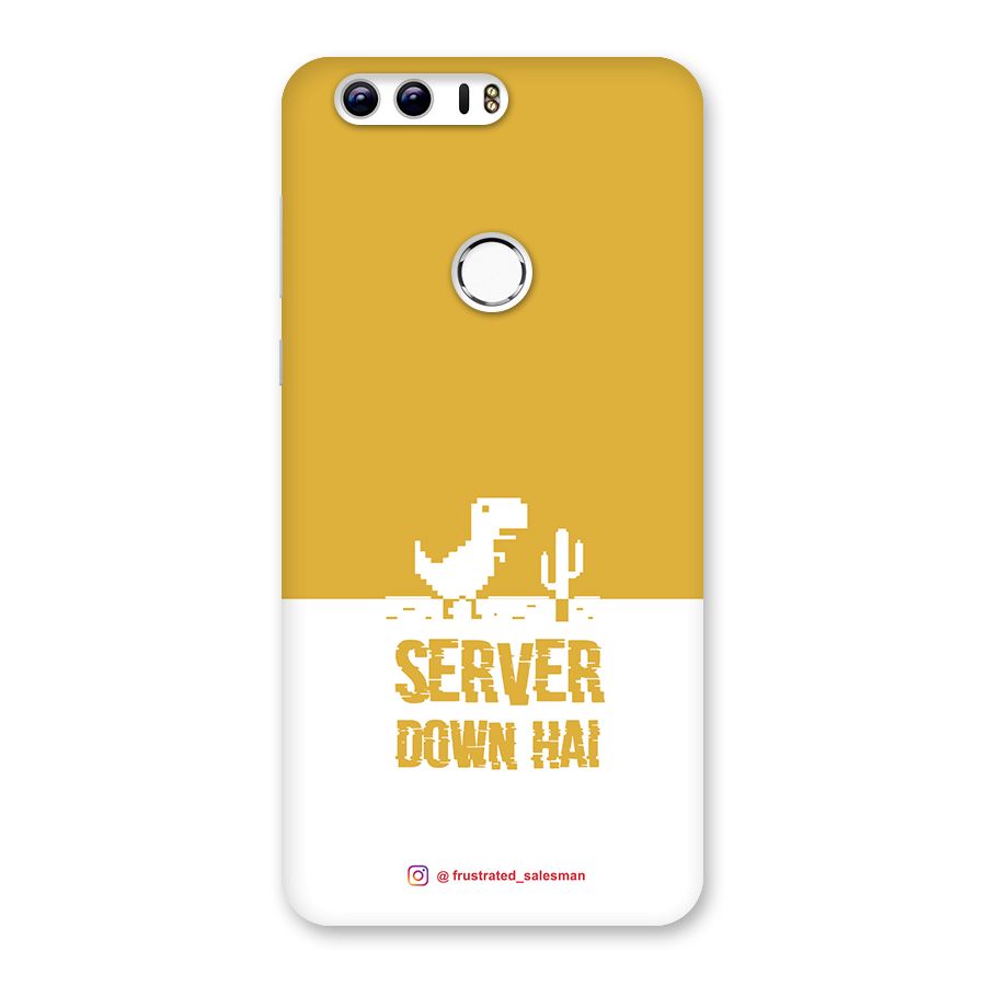 Server Down Hai Mustard Yellow Back Case for Honor 8