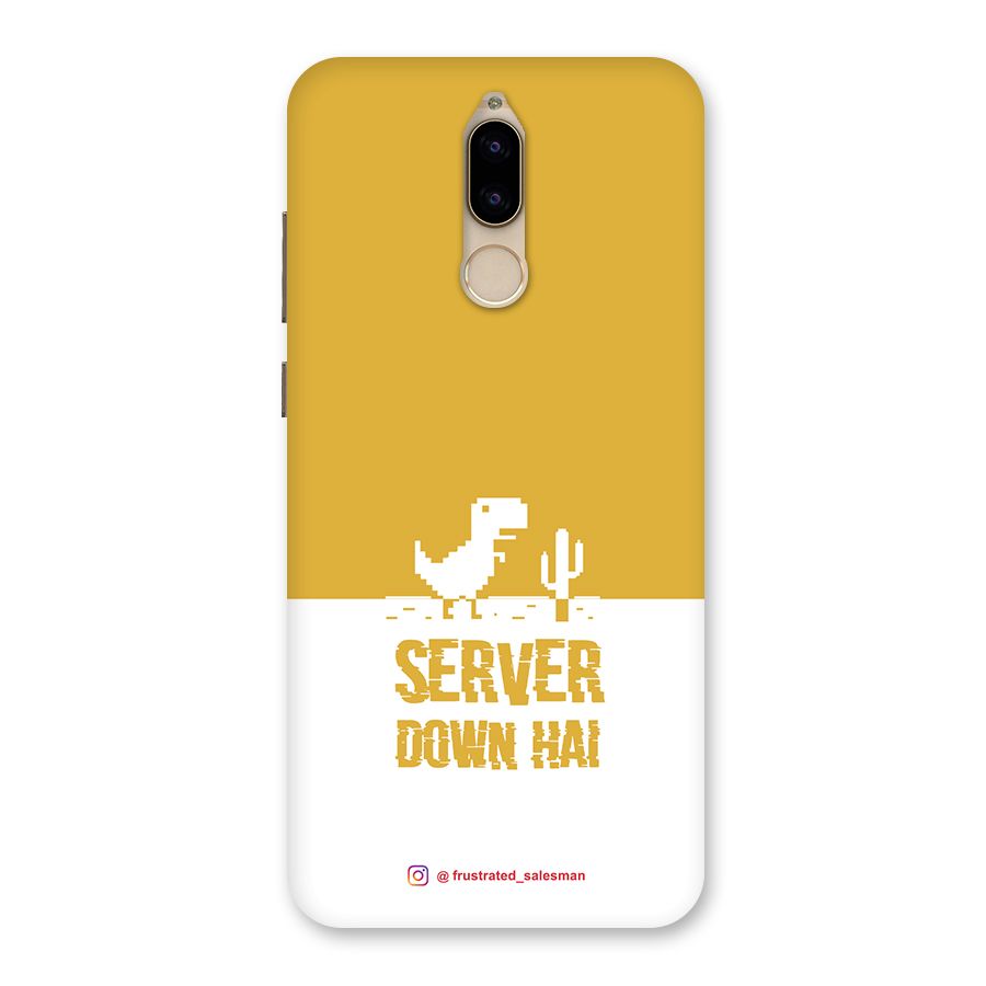Server Down Hai Mustard Yellow Back Case for Honor 9i