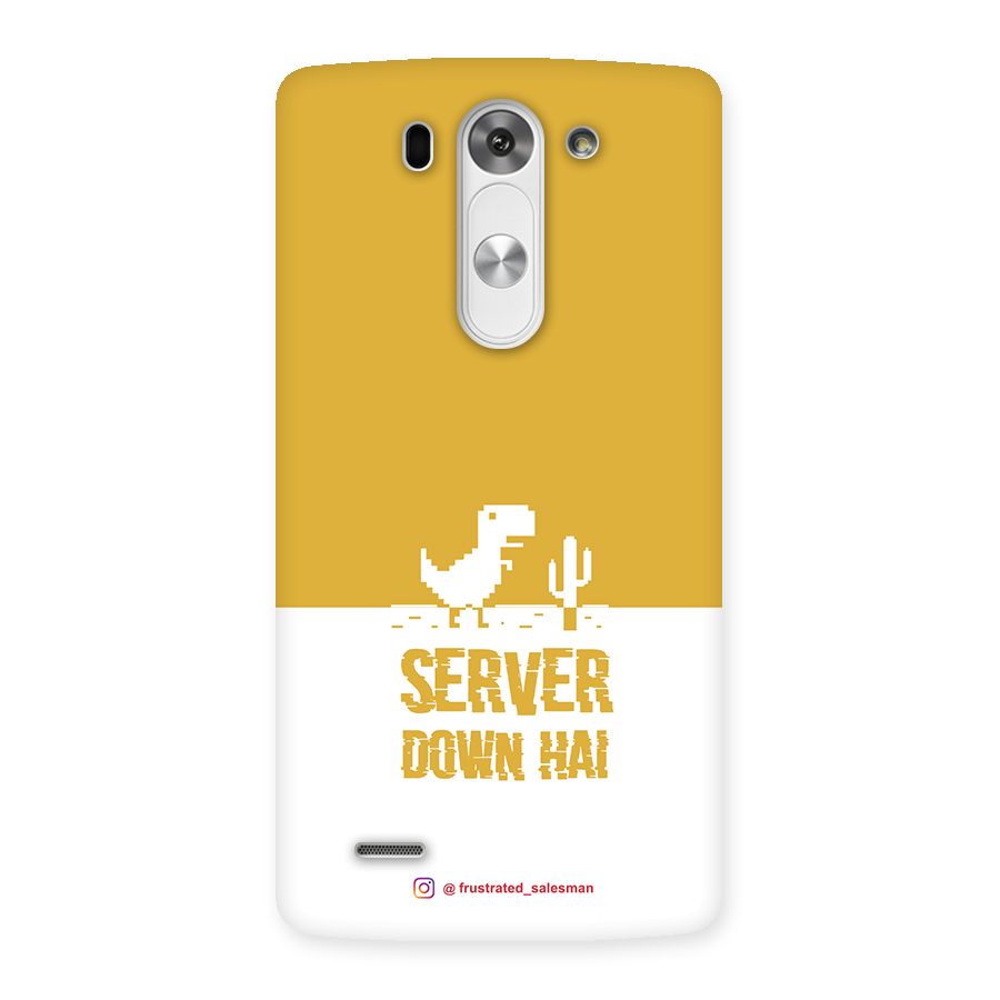 Server Down Hai Mustard Yellow Back Case for LG G3 Mini