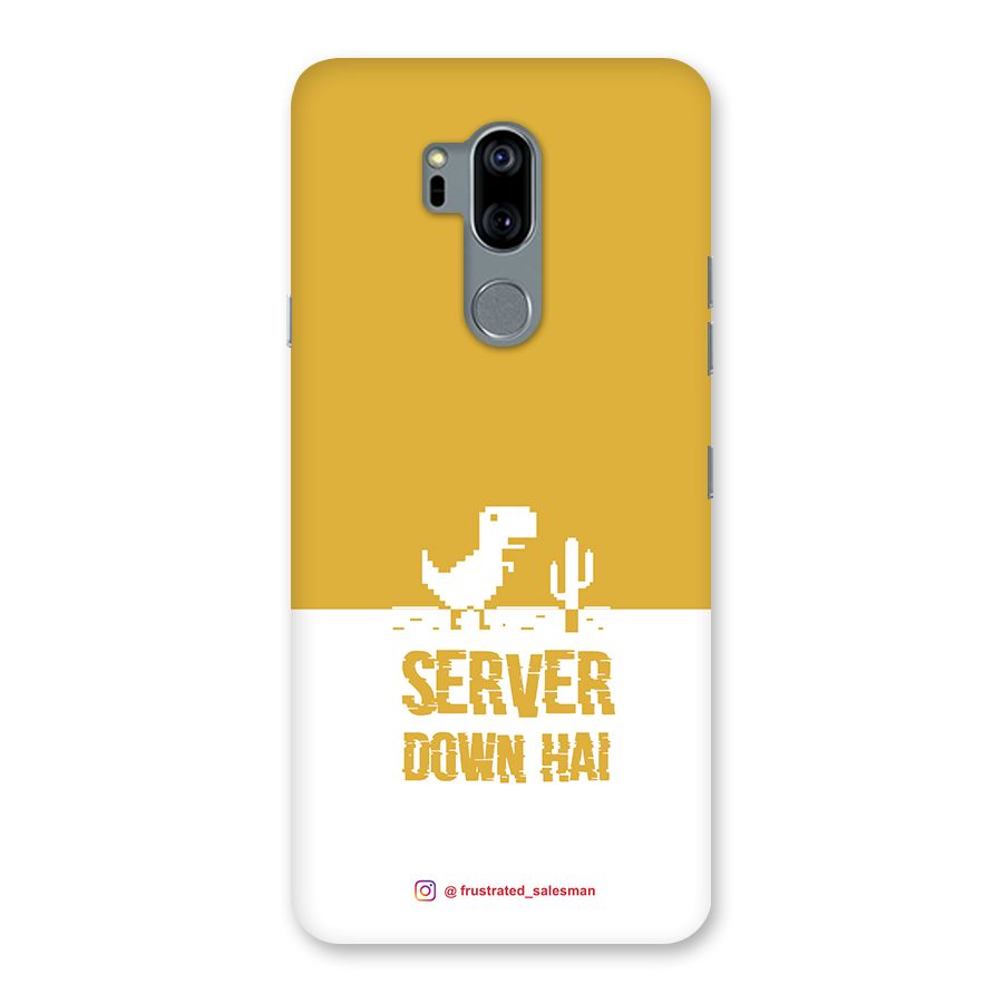 Server Down Hai Mustard Yellow Back Case for LG G7