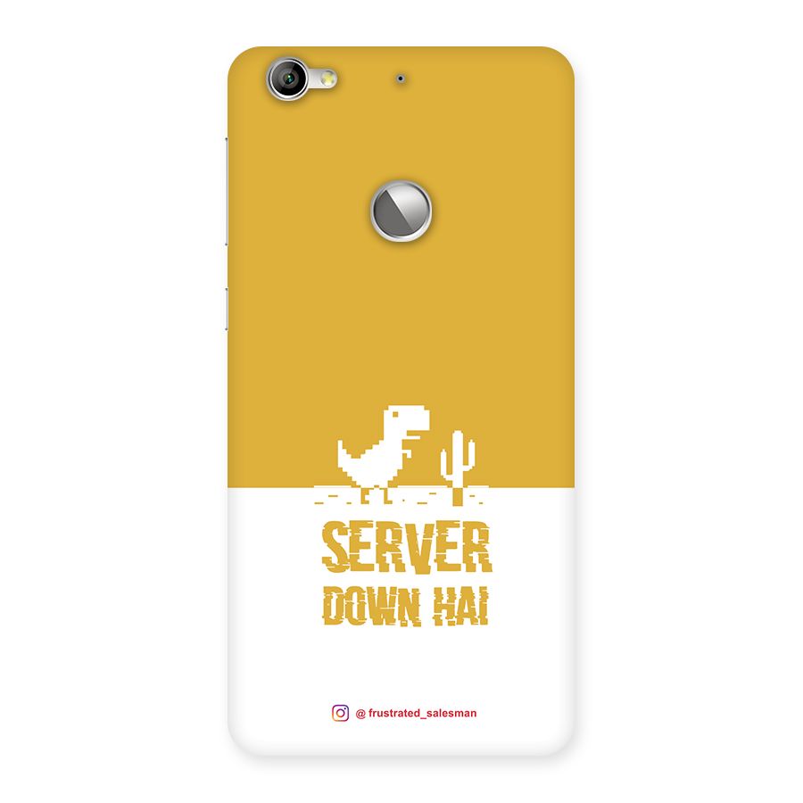 Server Down Hai Mustard Yellow Back Case for LeTV Le 1s