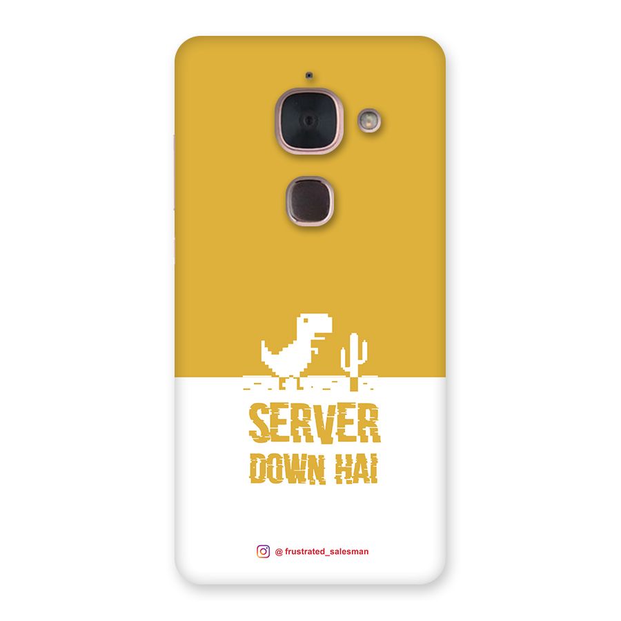 Server Down Hai Mustard Yellow Back Case for Le Max 2