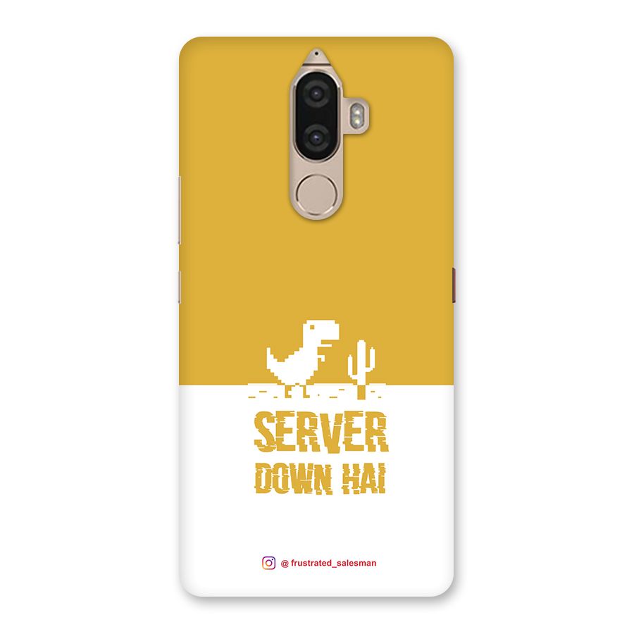 Server Down Hai Mustard Yellow Back Case for Lenovo K8 Note