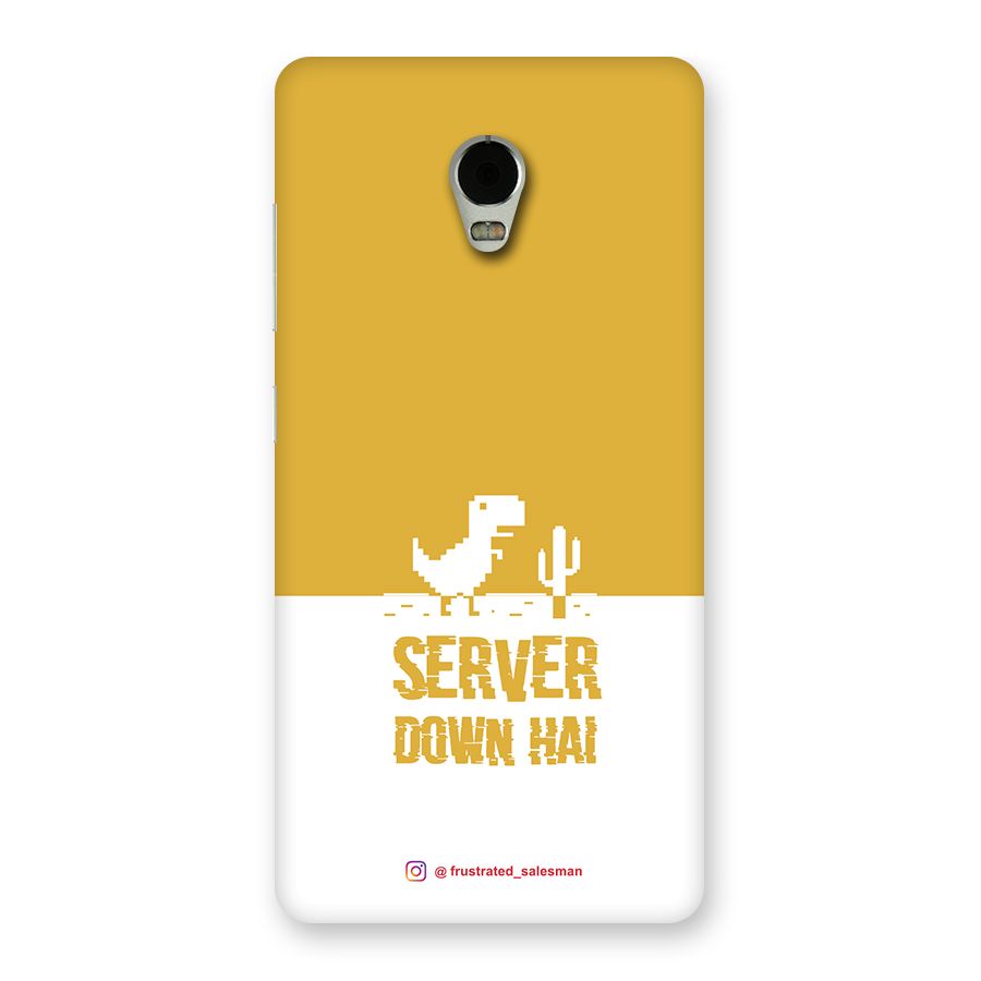 Server Down Hai Mustard Yellow Back Case for Lenovo Vibe P1