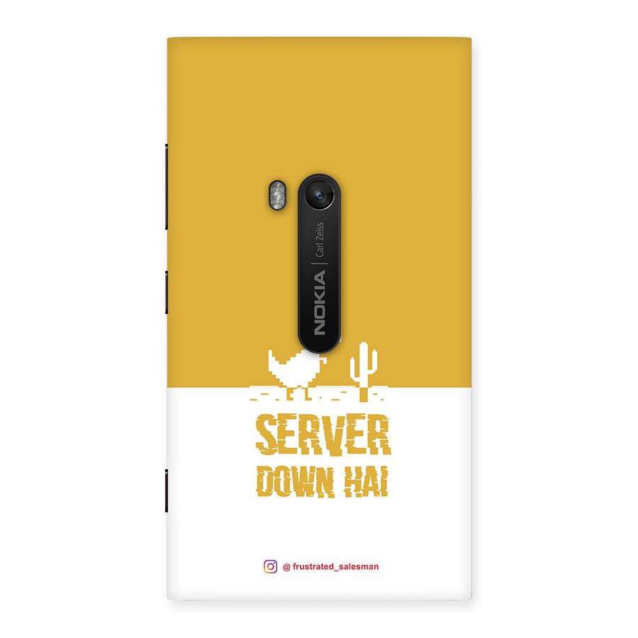 Server Down Hai Mustard Yellow Back Case for Lumia 920
