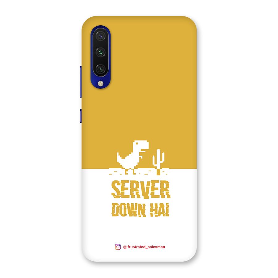 Server Down Hai Mustard Yellow Back Case for Mi A3