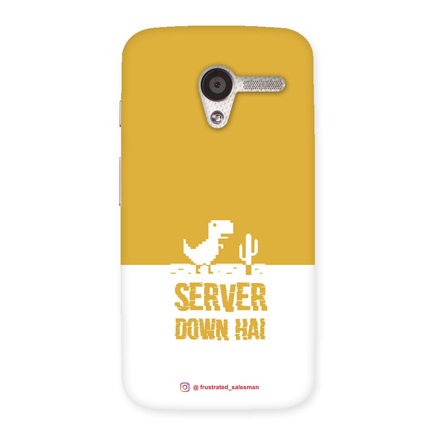 Server Down Hai Mustard Yellow Back Case for Moto X