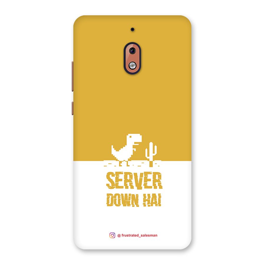 Server Down Hai Mustard Yellow Back Case for Nokia 2.1