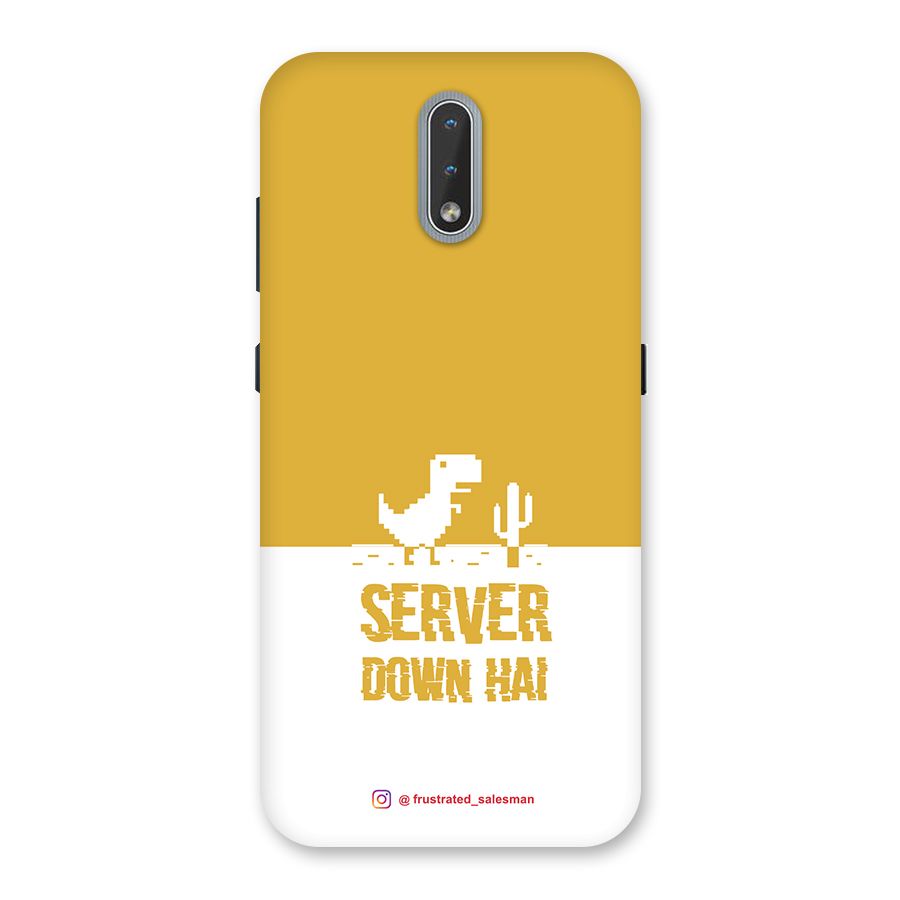 Server Down Hai Mustard Yellow Back Case for Nokia 2.3