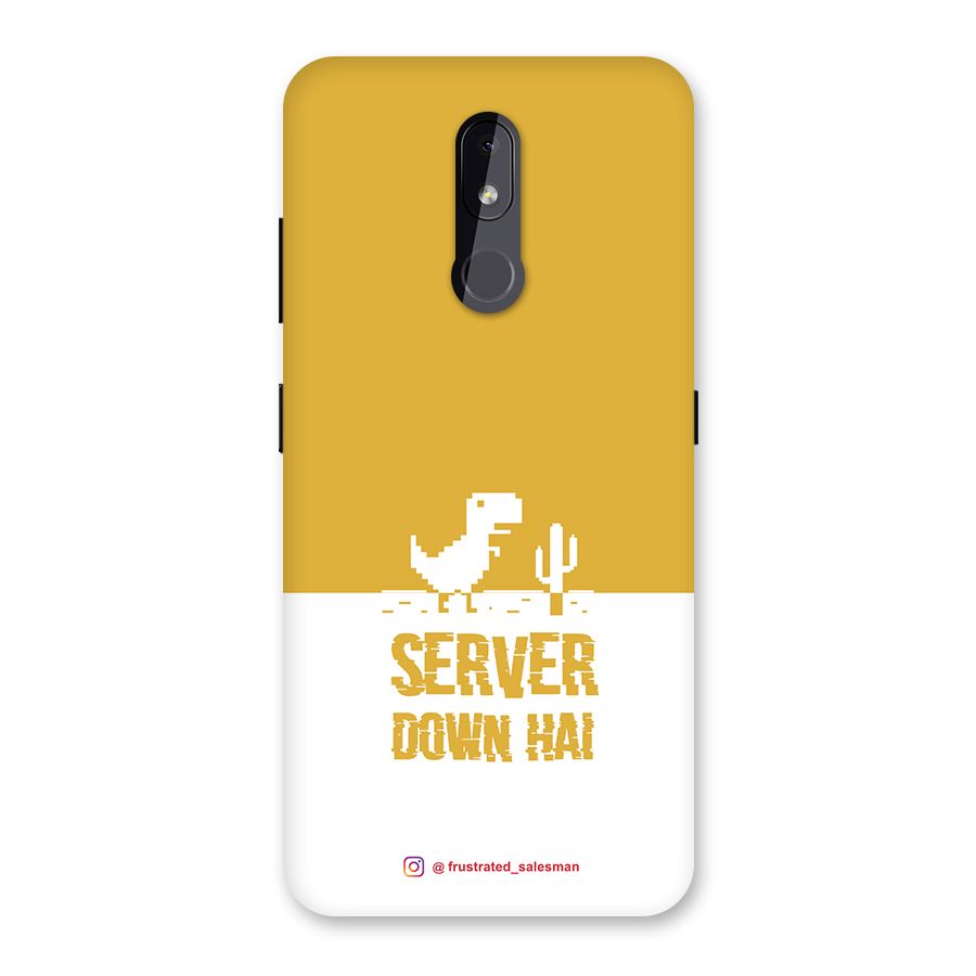 Server Down Hai Mustard Yellow Back Case for Nokia 3.2