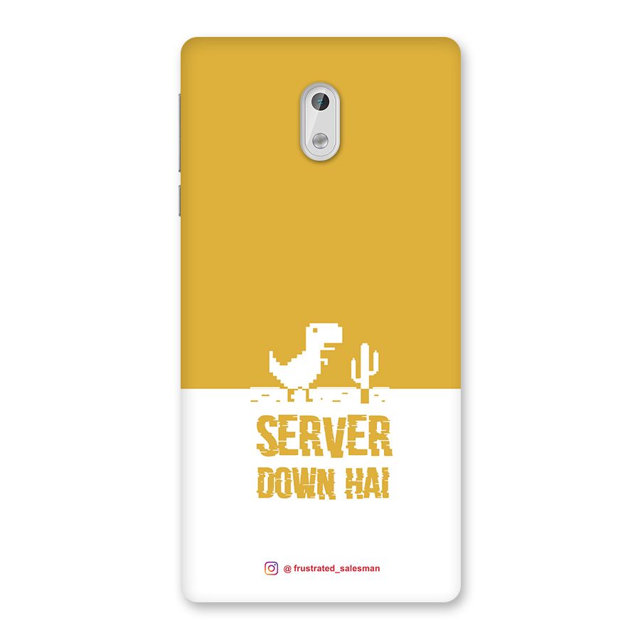 Server Down Hai Mustard Yellow Back Case for Nokia 3