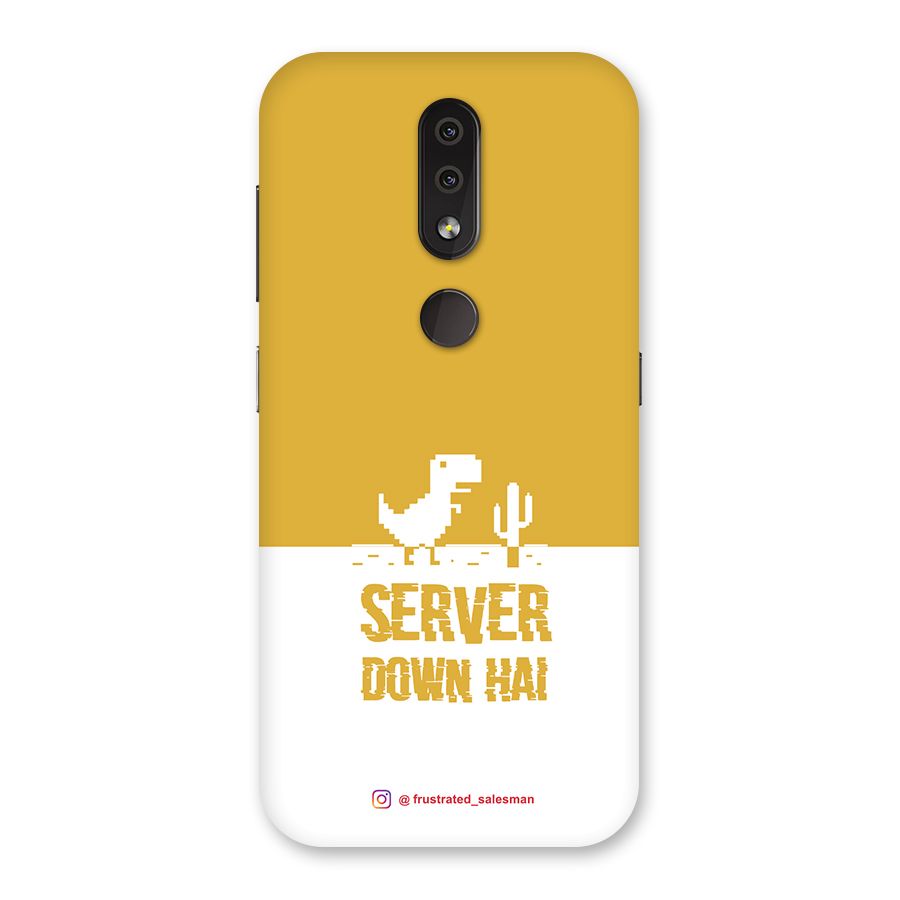 Server Down Hai Mustard Yellow Back Case for Nokia 4.2