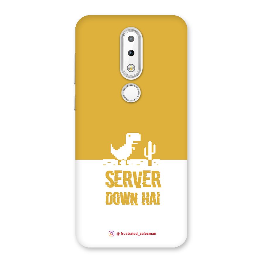 Server Down Hai Mustard Yellow Back Case for Nokia 6.1 Plus