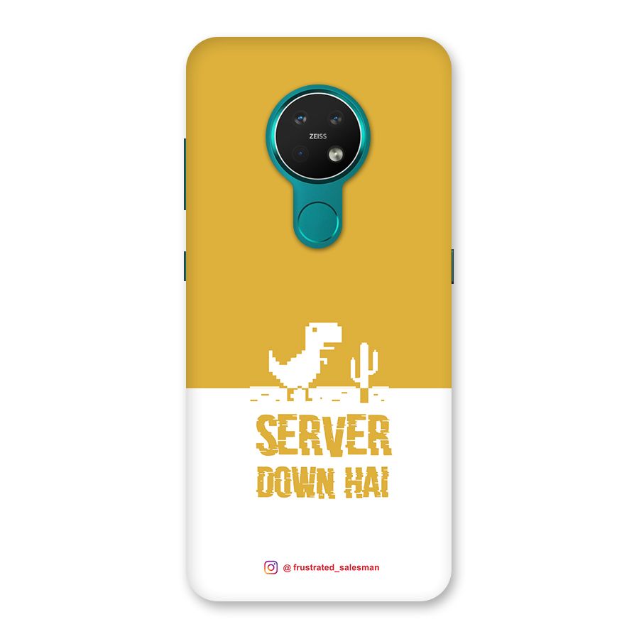 Server Down Hai Mustard Yellow Back Case for Nokia 7.2
