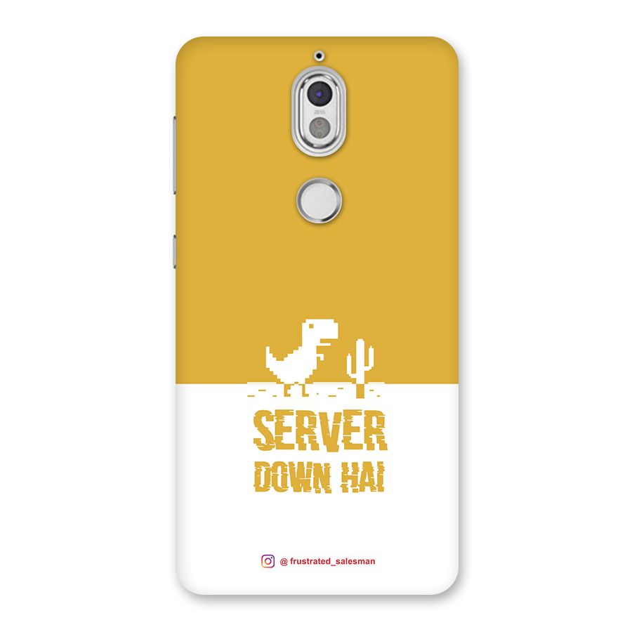 Server Down Hai Mustard Yellow Back Case for Nokia 7