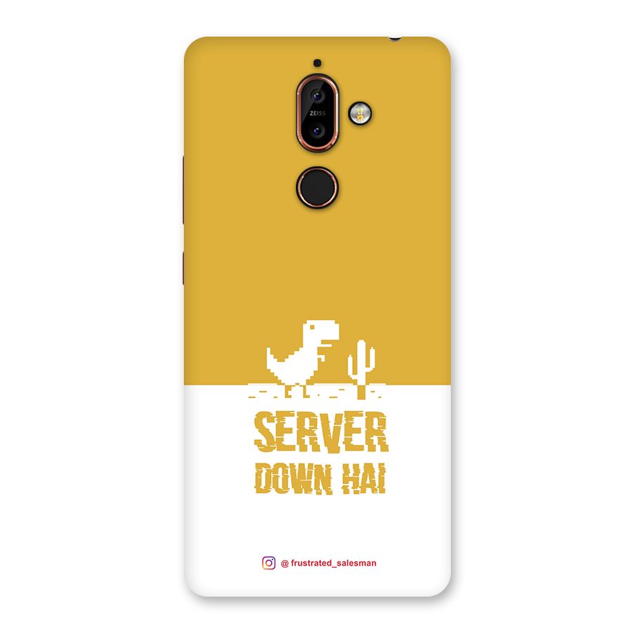 Server Down Hai Mustard Yellow Back Case for Nokia 7 Plus