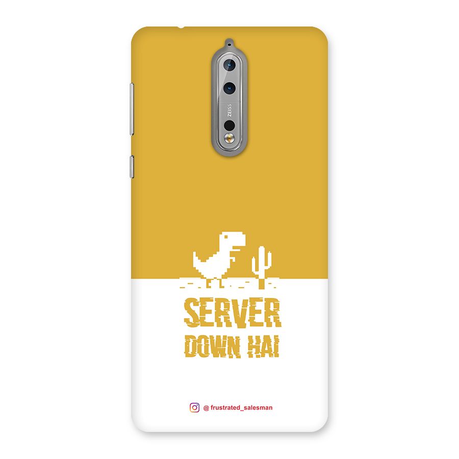 Server Down Hai Mustard Yellow Back Case for Nokia 8