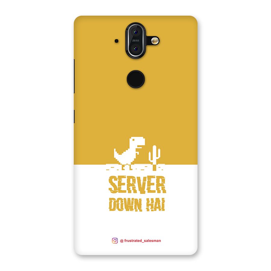 Server Down Hai Mustard Yellow Back Case for Nokia 8 Sirocco