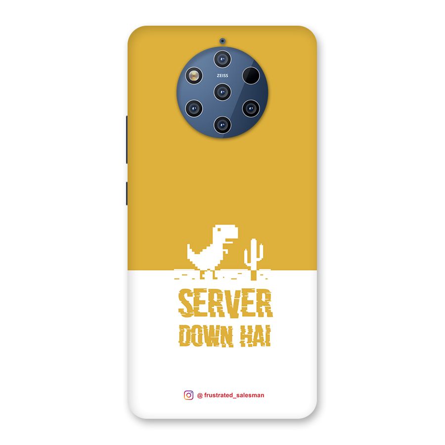 Server Down Hai Mustard Yellow Back Case for Nokia 9 PureView