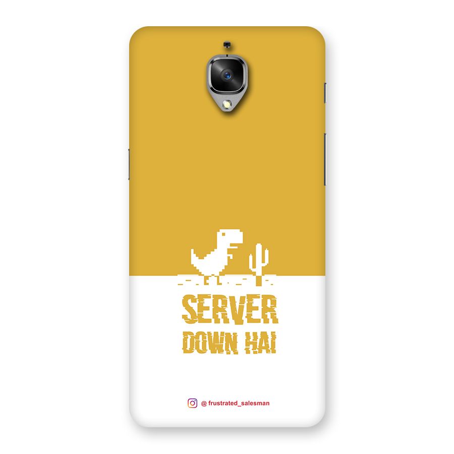 Server Down Hai Mustard Yellow Back Case for OnePlus 3