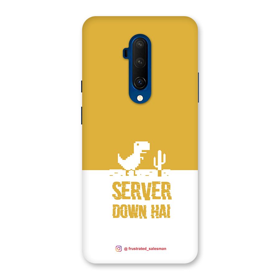 Server Down Hai Mustard Yellow Back Case for OnePlus 7T Pro
