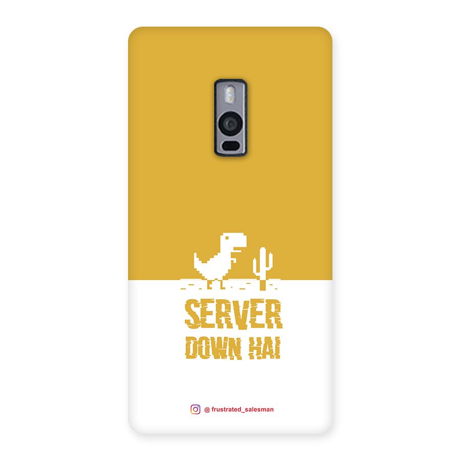 Server Down Hai Mustard Yellow Back Case for OnePlus Two
