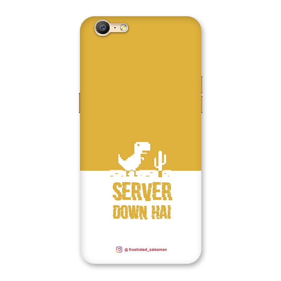 Server Down Hai Mustard Yellow Back Case for Oppo A57