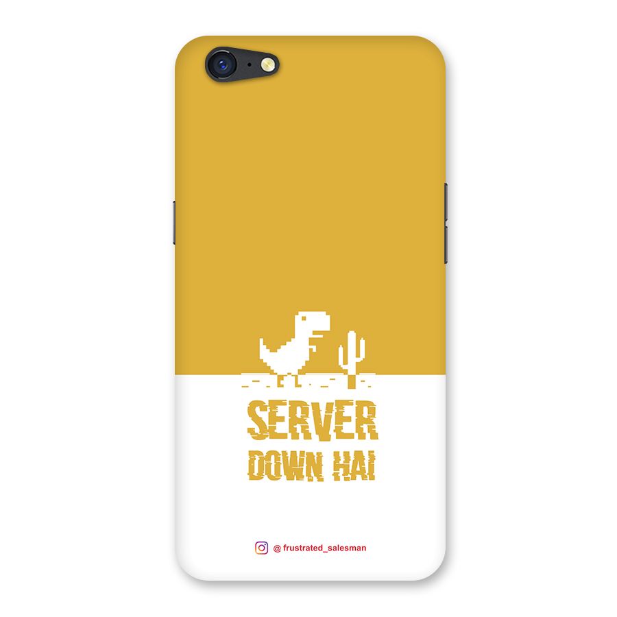 Server Down Hai Mustard Yellow Back Case for Oppo A71
